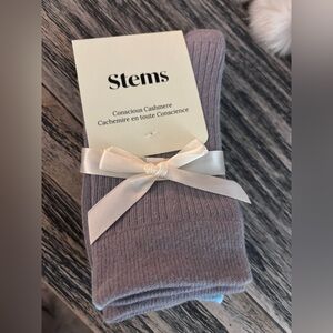 stem Gray Cashmere Women's Socks